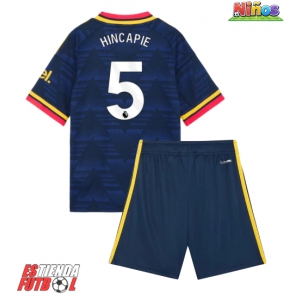 Arsenal Piero Hincapie #5 Segunda Equipación Niños 2026-27 Manga Corta (+ Pantalones cortos)